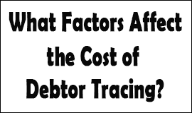 Tracing Debtors Cost Factors in Hull